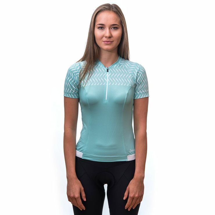 SENSOR CYKLO TOUR dámský dres kr.rukáv, mint wave