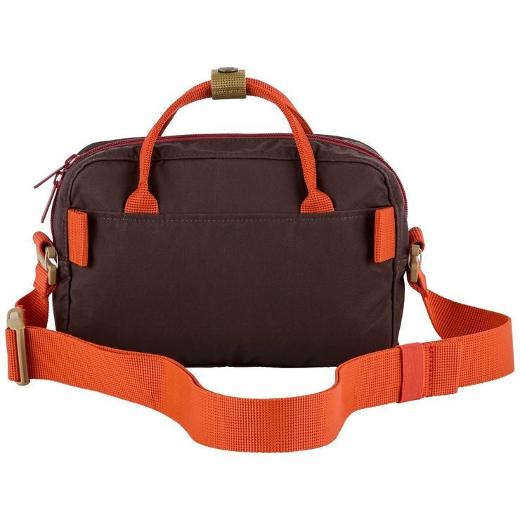 FJÄLLRÄVEN Kånken Koncept Crossbody 4 Black Oak-Rowan Red