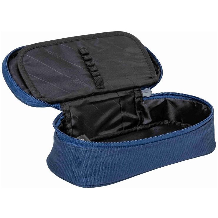 MEATFLY Pencil Case, Sea / Grey Heather