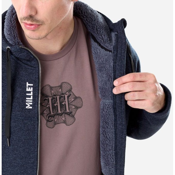 MILLET CHAMONIX KNITWARM HOODIE M NAVY