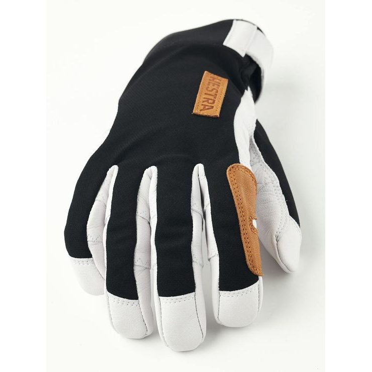 HESTRA Ergo Grip Active Wool Terry - 5 finger Svart/Offwhite