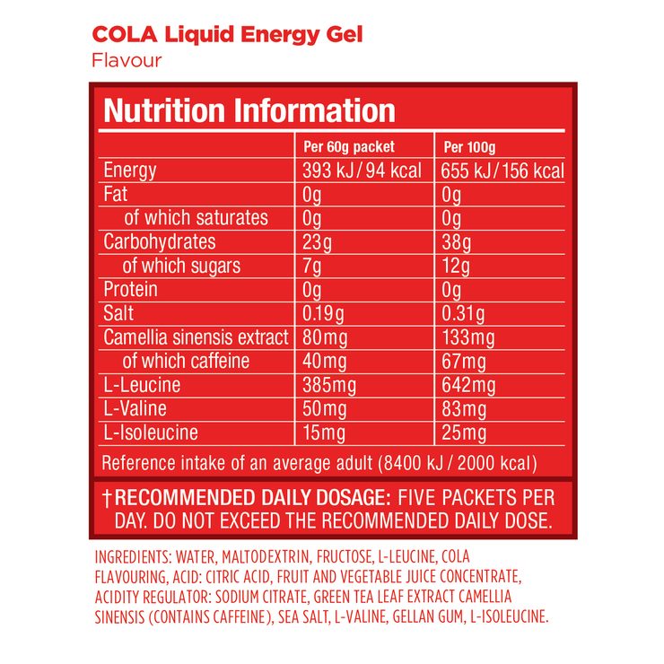 GU Liquid Energy Gel 60 g Cola