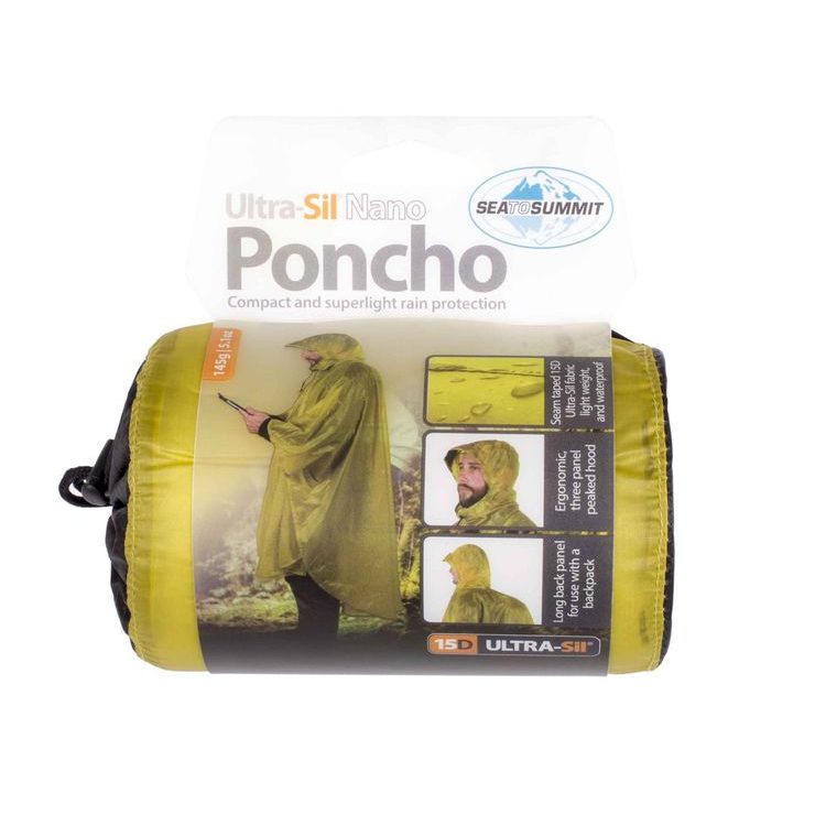 SEA TO SUMMIT Ultra-Sil15D Nano Poncho Lime