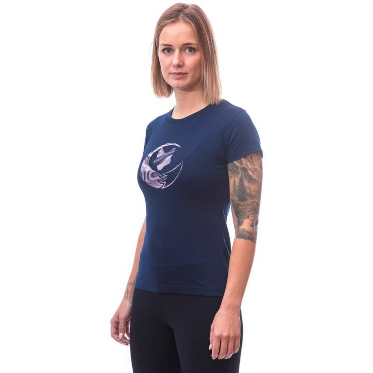 SENSOR MERINO ACTIVE PT FOX dámské triko kr.rukáv deep blue