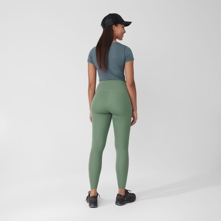 FJÄLLRÄVEN Abisko Tights W, Suede Brown