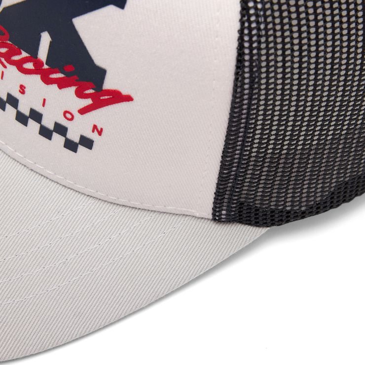 FOX Yth Checker Mesh Trucker Hat White