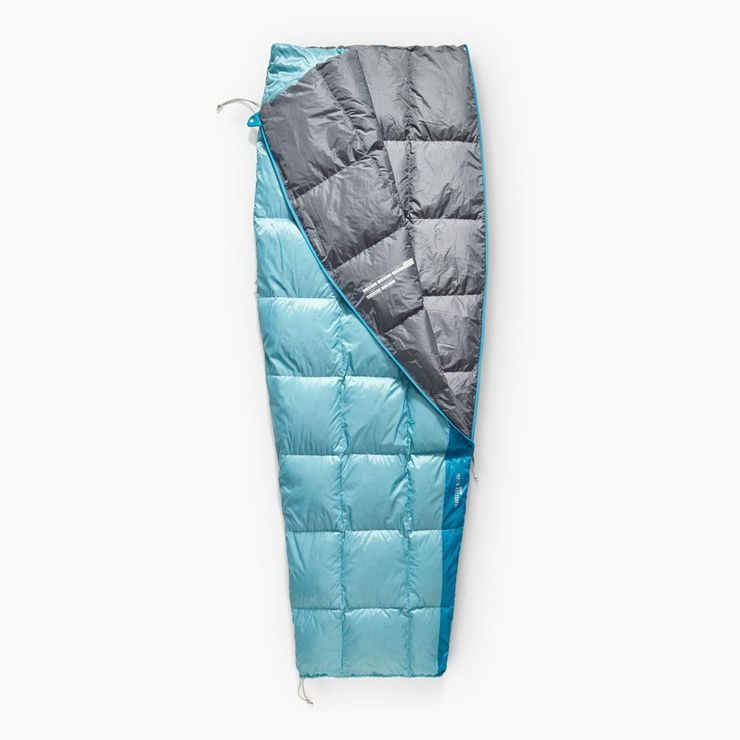 SEA TO SUMMIT Traveller 7C Down Sleeping Bag Long Aqua Sea Blue