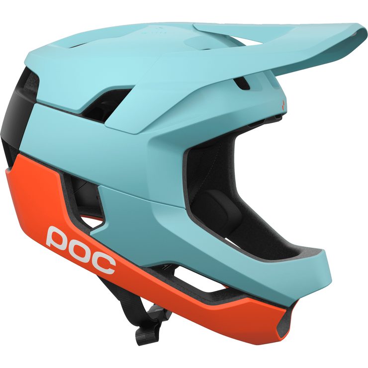 POC Otocon Race MIPS Indicolite Blue Matt/Carnelian Orange Matt