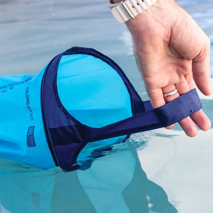 SEA TO SUMMIT Ultra-Sil Folding Bucket 10L Blue Atoll