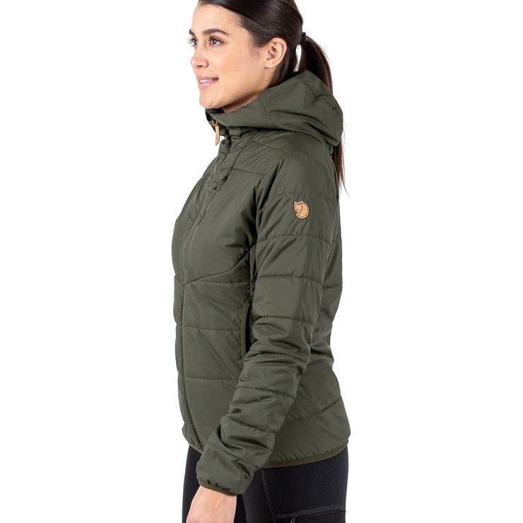 FJÄLLRÄVEN Keb Padded Hoodie W Breeze Blue