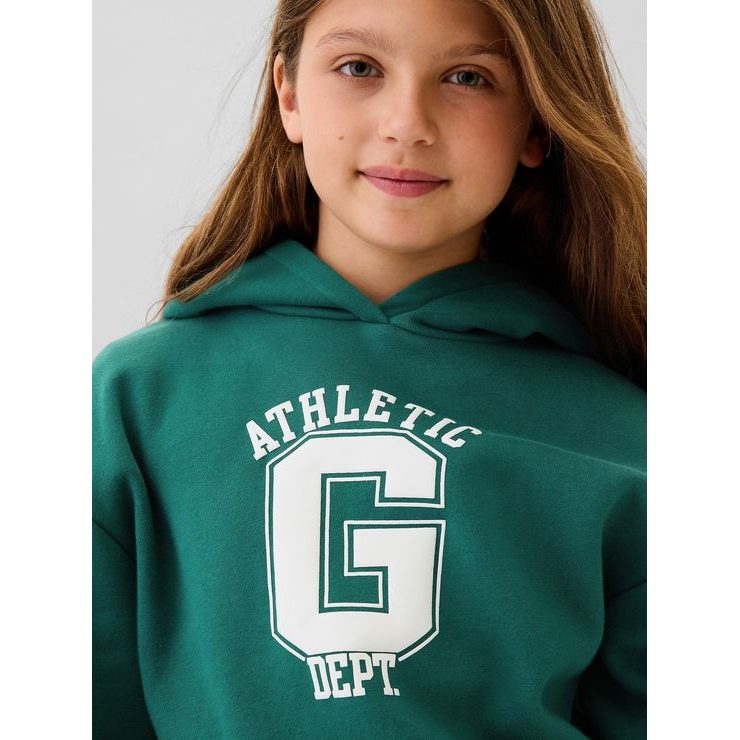GAP Dětská mikina Gap Athletic Zelená