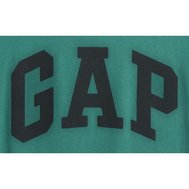 GAP 856659-55 Tričko s logem Everyday Soft Zelená