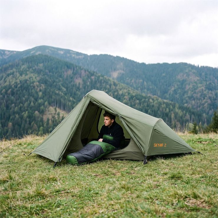 NILS Camp NC1705 Ultralight černý/zelený