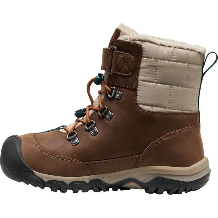 KEEN KANIBOU WP YOUTH, dark earth/roasted pecan