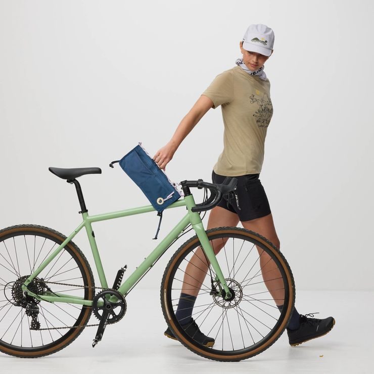 FJÄLLRÄVEN Hoja Bike Frame Fold Bag Royal blue