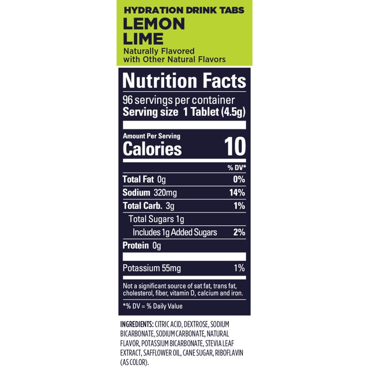 GU Hydration Drink Tabs 54 g Lemon/Lime 1 tuba (balení 8ks)