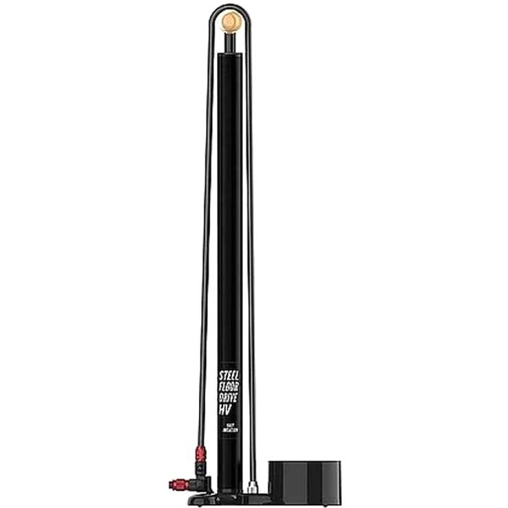 LEZYNE STEEL HV FLOOR DRIVE 3.5/FLAT BLACK
