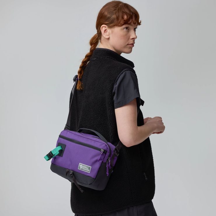 FJÄLLRÄVEN Vardag Shoulder Bag 6 Poppy Pink-Khaki Dust