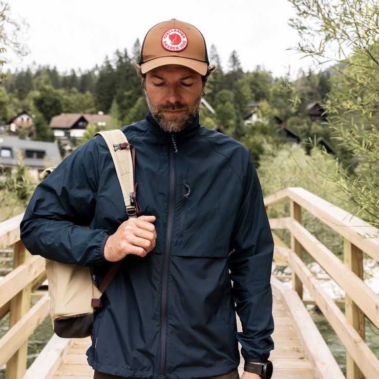 FJÄLLRÄVEN HC Hybrid Wind Jacket M Green