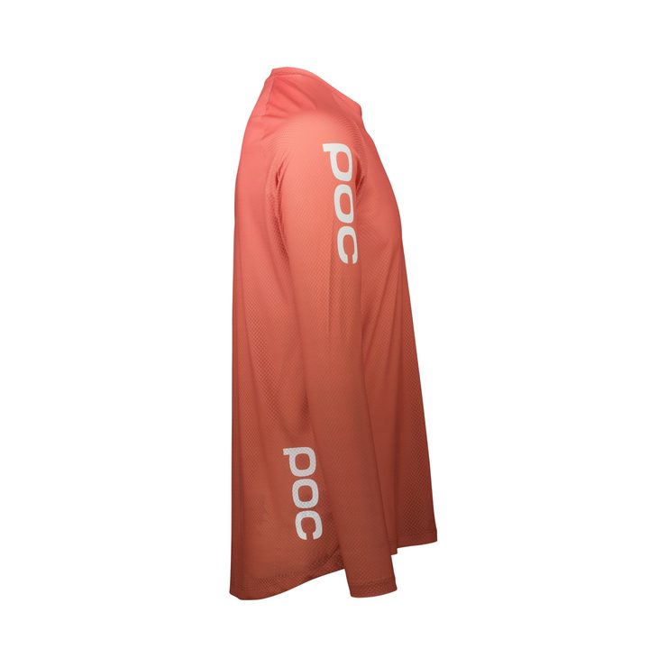POC M's Essential MTB Lite LS Jersey Gradient Ammolite Coral