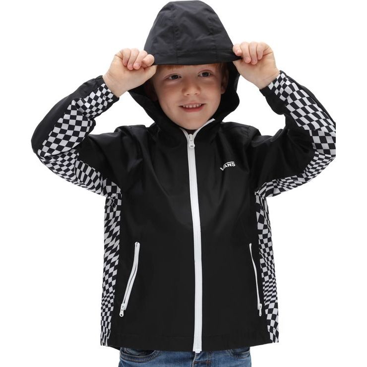 VANS WARP CHECK WINDBREAKER KIDS black