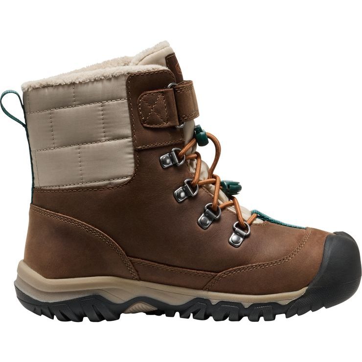 KEEN KANIBOU WP YOUTH, dark earth/roasted pecan