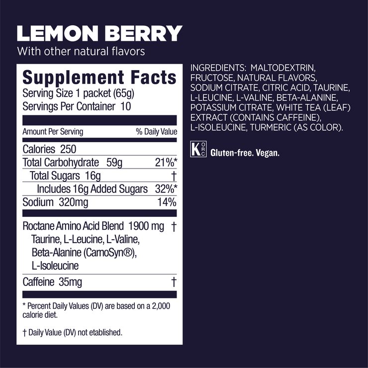 GU Roctane Drink 65 g Lemon/Berry