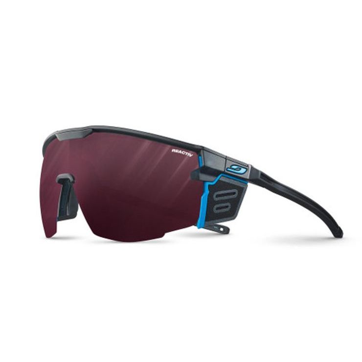 JULBO ULTIMATE COVER REACTIV 0-4 HC Black / Blue Clear / Brown-Red