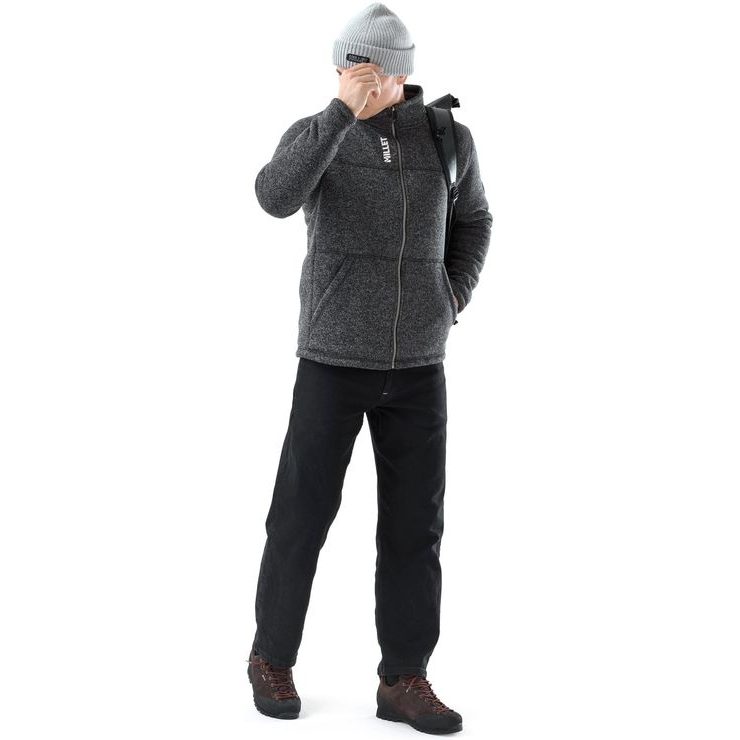 MILLET CHAMONIX KNITWARM JKT M ANTHRACITE GREY NEW