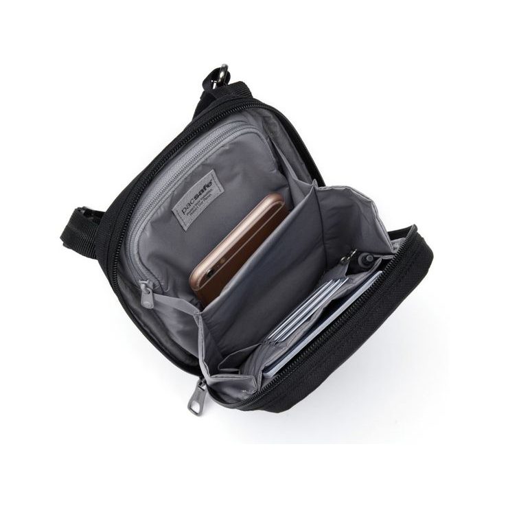 PACSAFE RFIDsafe Tech Crossbody JET BLACK