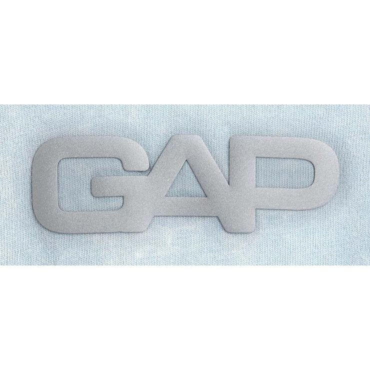 GAP 866361-00 Crop tričko s logem Modrá