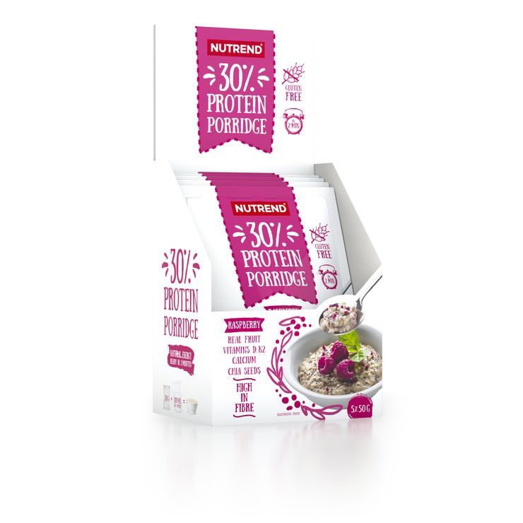 NUTREND Protein Porridge, 5x 50 g malina