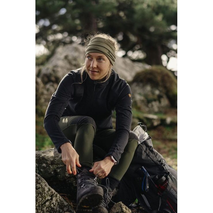 FJÄLLRÄVEN Abisko Lite Fleece Half Zip W Lavender Mist