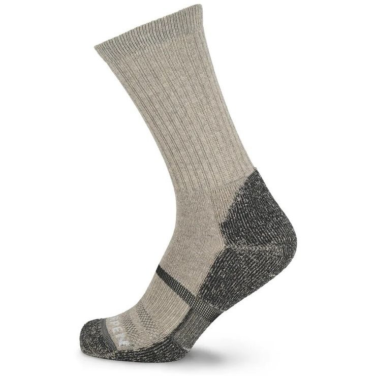 LORPEN WOOL HIKE 2 PACK CREW, WHALES GREY/ARENA