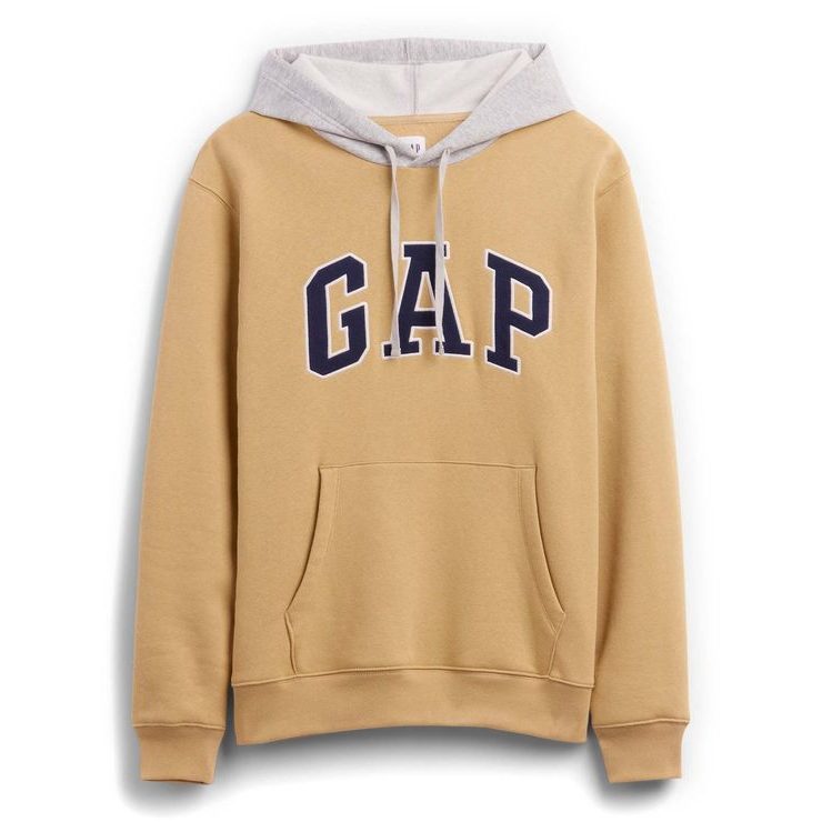 GAP 887220-01 Mikina s logem Hnědá