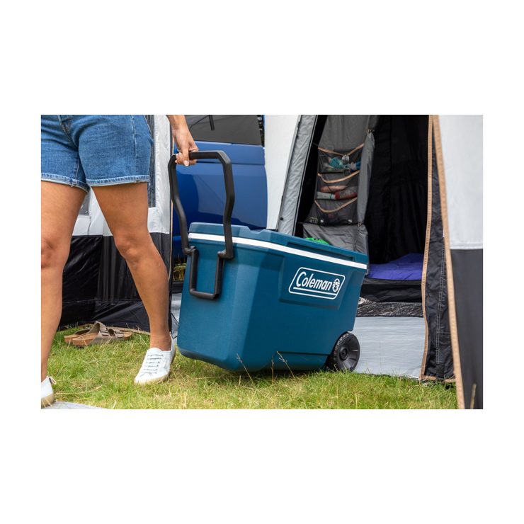 COLEMAN 62QT WHEELED COOLER