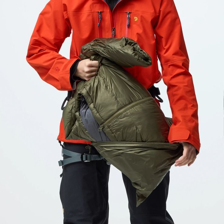 FJÄLLRÄVEN Bergtagen Topp Down Jacket W Black