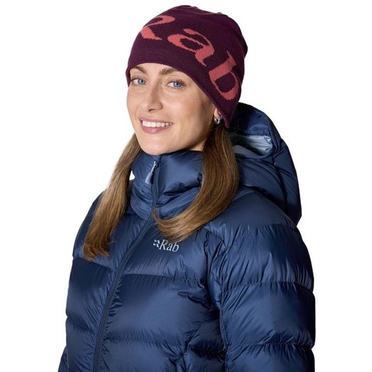 RAB Logo Beanie mulberry/hibiscus
