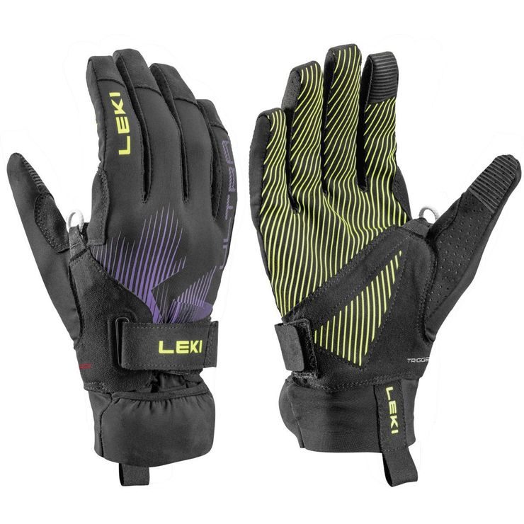 LEKI Ultratrail Storm TR, black-neonyellow-violeT