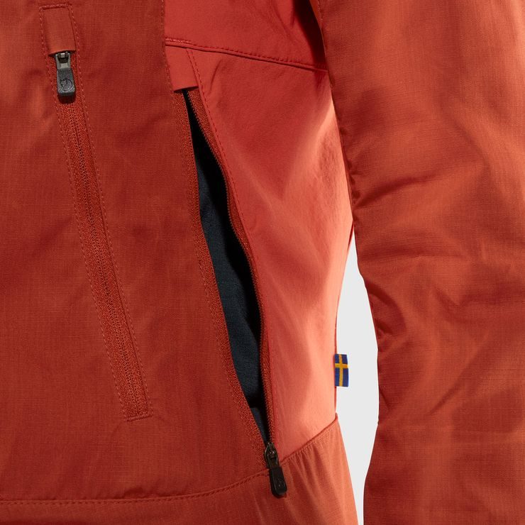 FJÄLLRÄVEN Abisko Lite Trekking Jacket W Flame Orange
