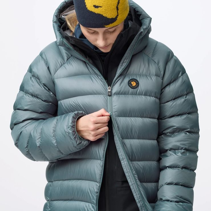FJÄLLRÄVEN Bergtagen Down Jacket W Laurel Green