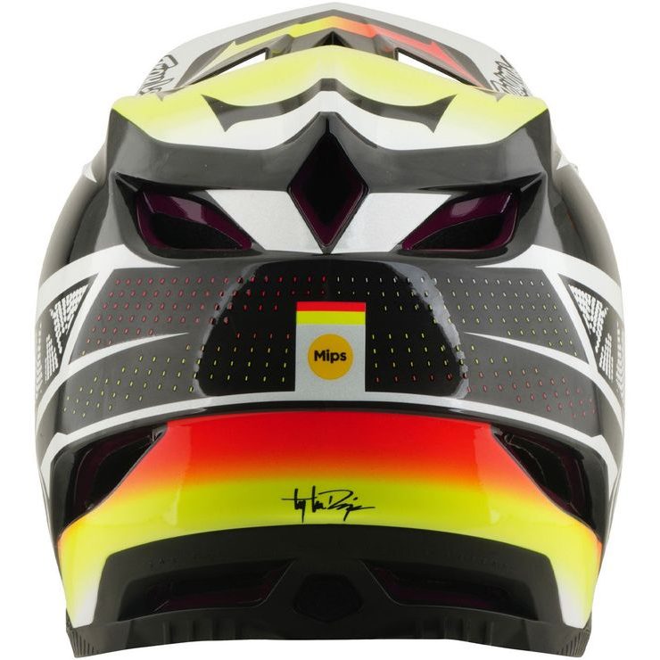 TROY LEE DESIGNS D4 CARBON MIPS LINED UP BLACK