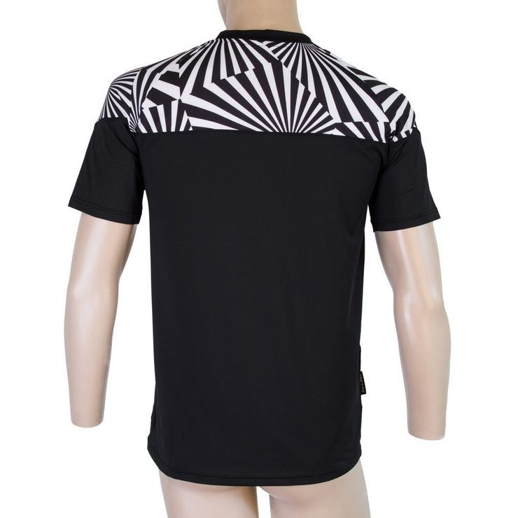 SENSOR COOLMAX IMPRESS men's shirt black/geometry