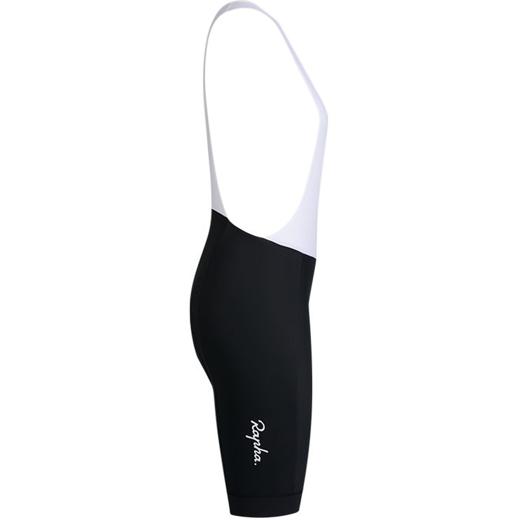 RAPHA Core Bib Women Black/White Short
