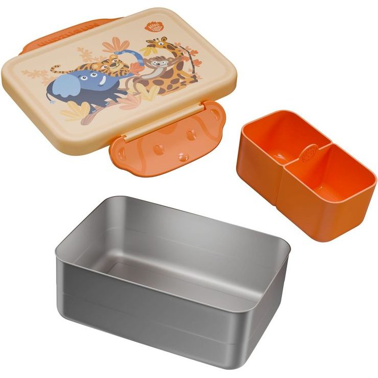 AFFENZAHN Stainless Steel Lunchbox 1000 ml Sunny savannah