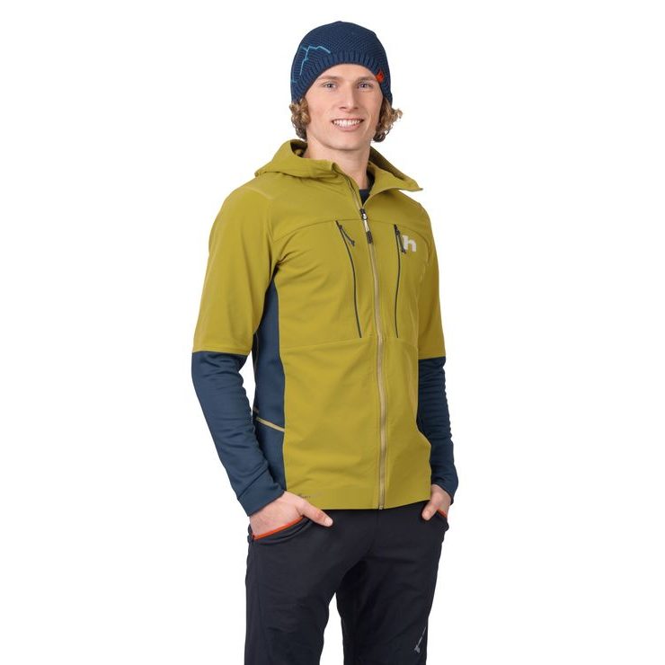 HANNAH TRANE HOODY avocado oil/stratified sea