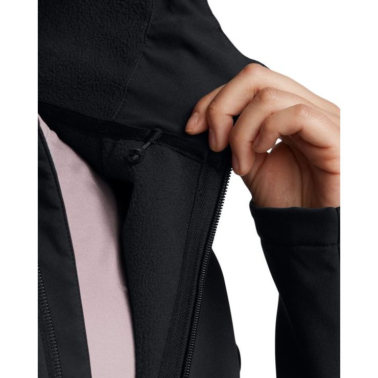 UNDER ARMOUR W Shield Hooded Jacket-BLK