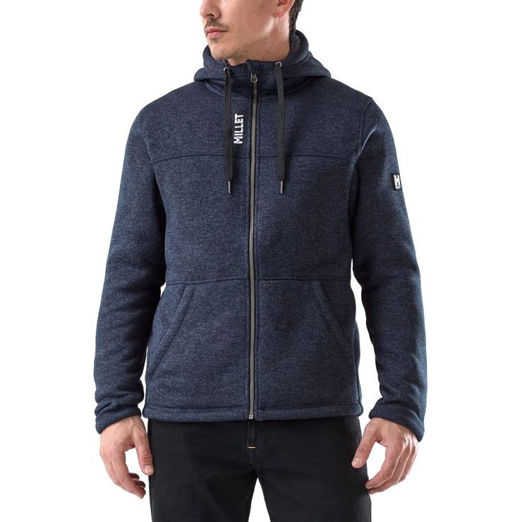 MILLET CHAMONIX KNITWARM HOODIE M NAVY