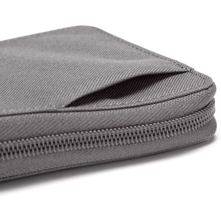 PACSAFE RFIDSAFE ZIP AROUND WALLET stone