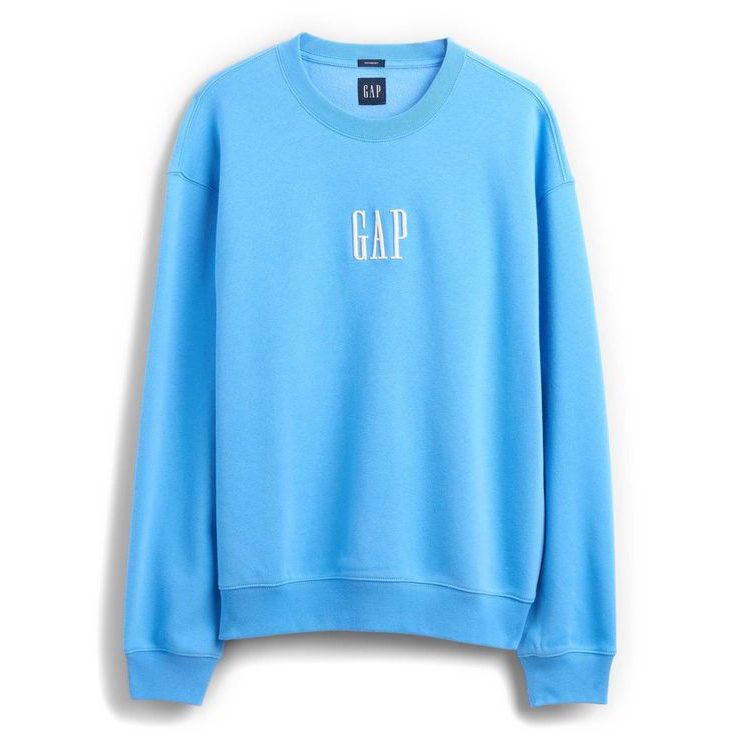 GAP 873445-01 Oversize mikina VintageSoft Modrá